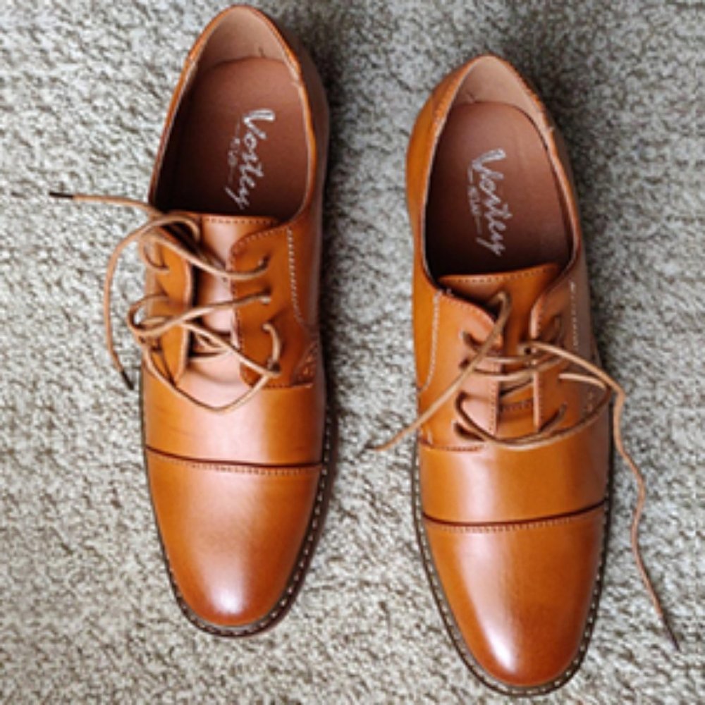 VOSTEY Mens Oxford Classic Formal Dress Sh…
